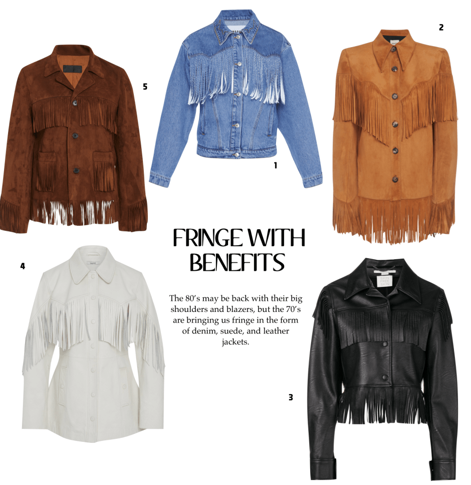 Spring 2019 Jacket Trends Fringe